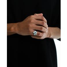 TwoJeys Flower Ring Herr Smycken Stl. 14 - Från Magasin - 3. Silver (14)