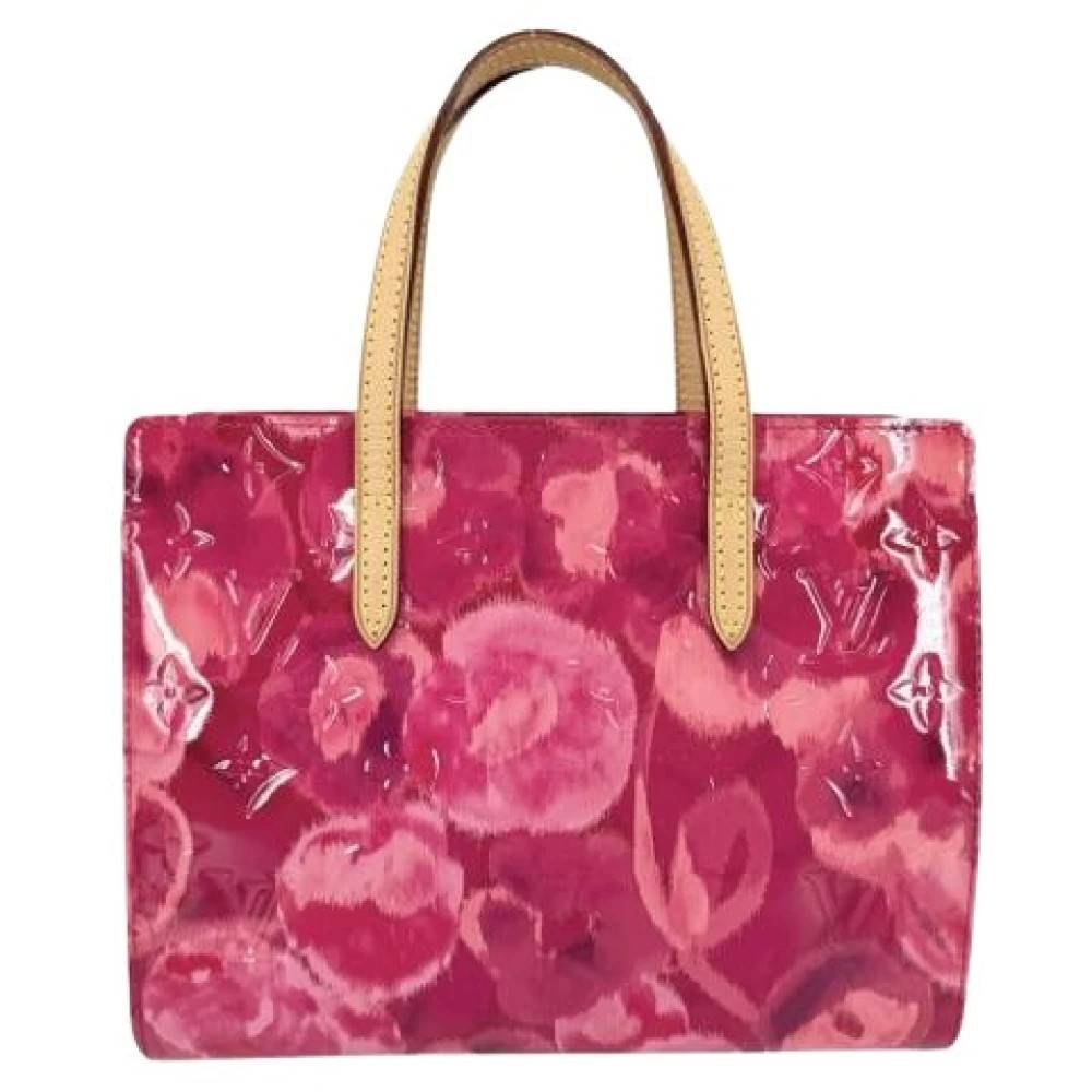 Louis Vuitton Vintage Pre-owned Monogram Vernis Tote Bag - Vintage - Dame - Lyserød - ONE SIZE - Uld