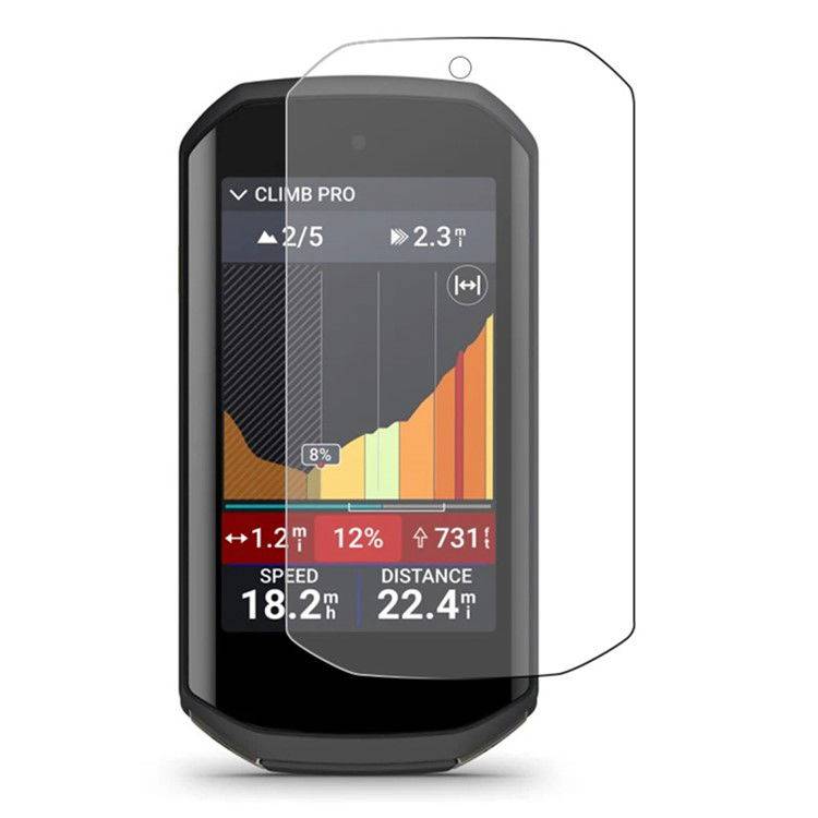 Garmin Edge 1050 skærmbeskytter i TPU, anti-refleks, ridsefrit