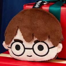 Klassiska karaktärer Harry Potter Plysch Crossbody-väska med nyckelringrem - Handväska med dragkedja - Plånbokshänge för kvinnor - Brun