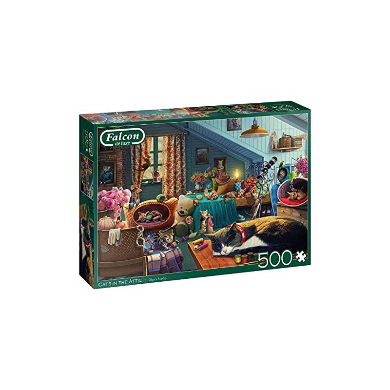 Jumbo Spiele Cats in the Attic - 500 Teile
