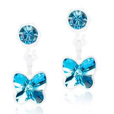 Blomdahl - Pendant Butterfly Aquamarine 4/5mm. - 5mm