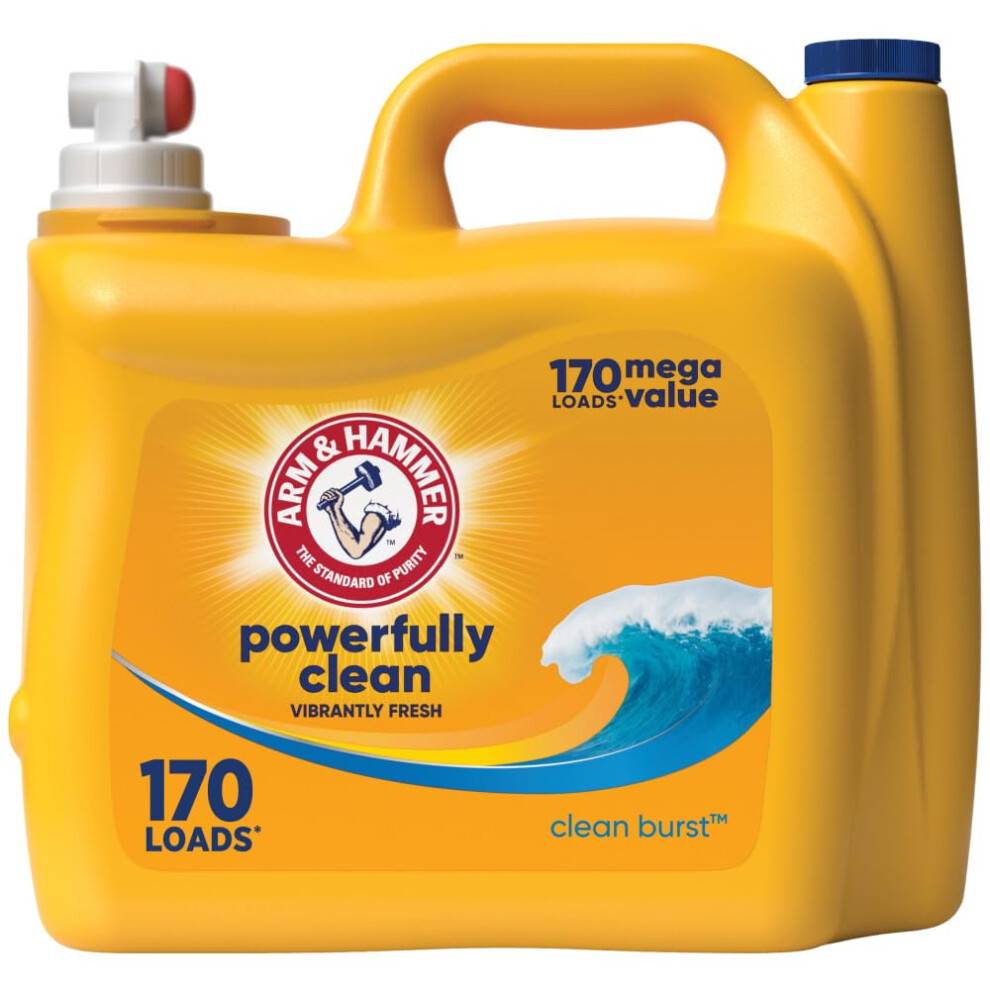 Arm & Hammer Clean Burst 170 ls flydende vaskemiddel 170 Fl oz