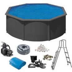 Pool Basic Ø5,50×1,20 m Anthracite grey