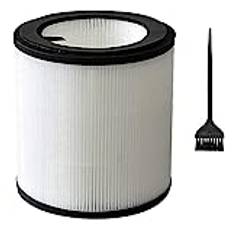 L/c 1 st för Philips 800-serien NanoProtect HEPA ersättning luftrenare filter FY0194/30 – kompatibel med AC0820/30, med gratis 1 rengöringsborste