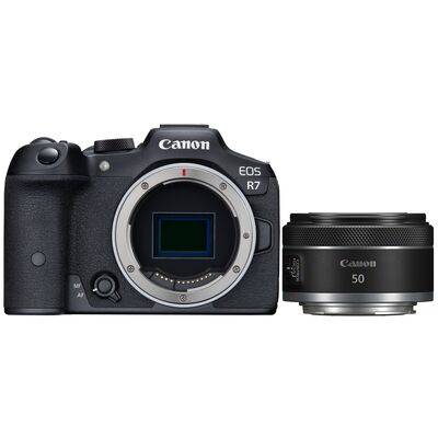 Canon EOS R7 kamerahus + RF 50mm f/1.8 STM