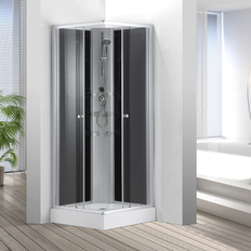 Nortiq Skagen komplet kabine, firkantet, 210 x 80 x 80 cm - 4 dele
