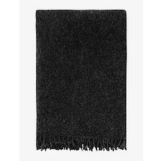 Høie of Scandinavia Falketind wool blanket - Kuddar & Filtar - CHARCOAL GRAY / grey