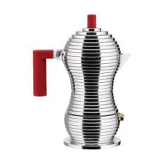 Alessi, Home, unisex, Grå, ONE Size, Röd Pulcina Kaffebryggare