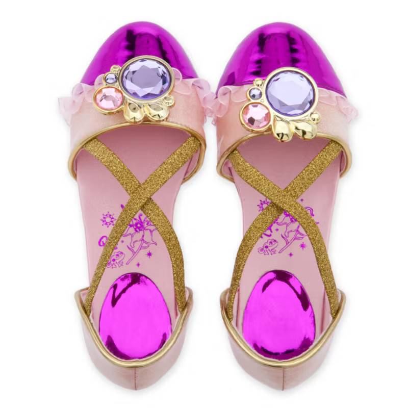 Rapunzel Costume Shoes For Kids, Tangled - Multicolored - KIDS UK7-8