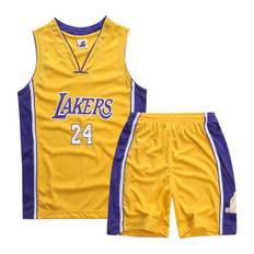 Kobe Bryant No.24 Basketball Jersey Sæt Lakers Uniform Til Børn Teenagere W -