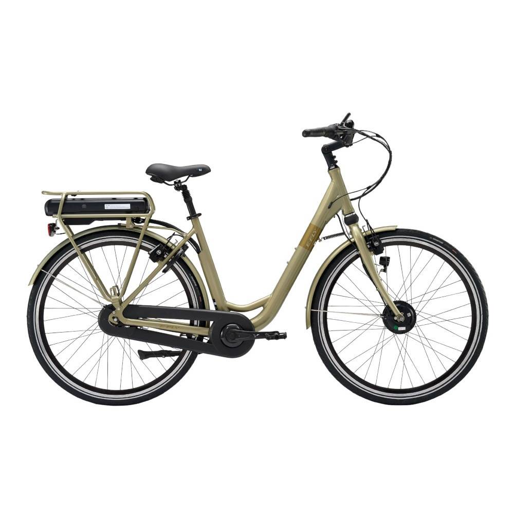 Elcykel E-Fly Deluxe N7 Jade Green med 43v elsystem og flere batteri størrelser Grøn Str. 56 (180-195 cm Personhøjde) 43V 10,4 Ah, 450 Wh