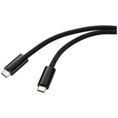 Renkforce Apple iPad/iPhone/iPod Anslutningskabel [1x USB 4 - 1x USB 4] 2.00 m Svart