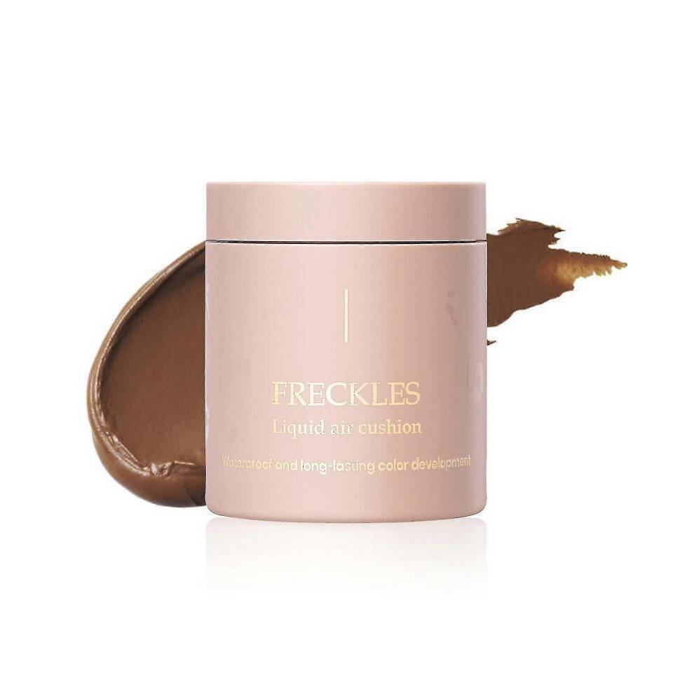(02 Chocolate) Freckles Pen Liquid Freckles Air Cushion Waterproof Quick Dry Makeup Tool