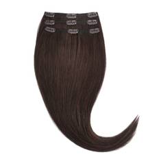 Rapunzel of Sweden Classic Clip-ins Straight / Light Volume / 3 pieces 40 cm 2.3 Chocolate Brown