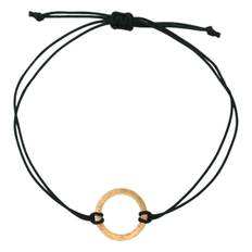 Pernille Corydon armbånd - Small Open Coin guldbelagt
