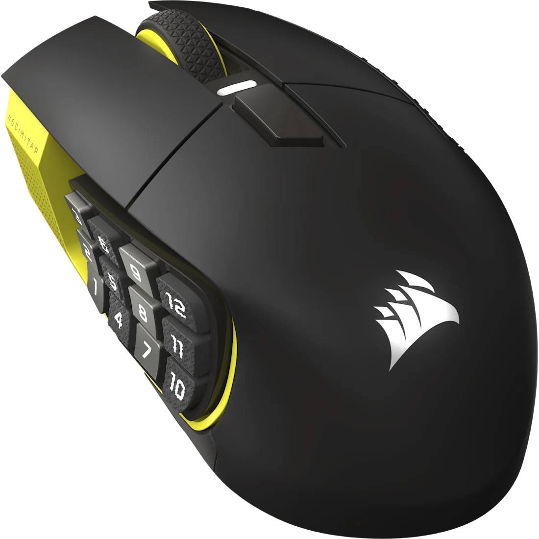 SCIMITAR ELITE WIRELESS SE MMO gamingmus – svart och gul