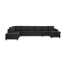 Scandinavian Choice Crazy Stor U soffa XXL Divan Höger 407 cm Bred - Antracit U-soffa Grå,Svart