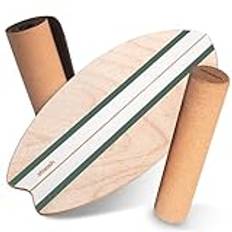 STAASH® Paddle Balance Board Trainer - inkl. 2 tillbehör + gratis videobaserade träningsprogram