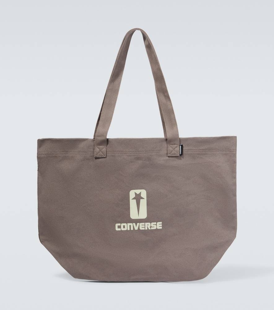 Rick Owens x Converse tote de lona - gris - Talla Única