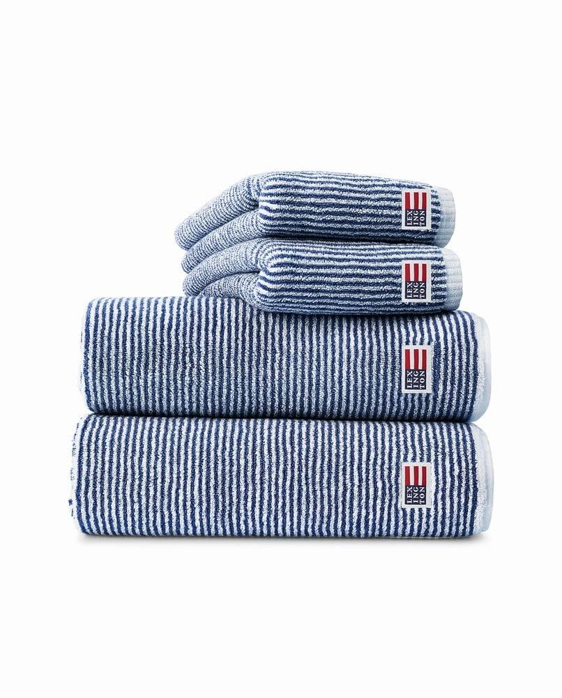 Lexington - Navy/White towel - 30x50