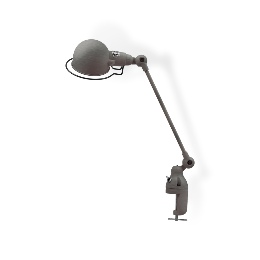 Signal SI312 bordlampe (m/klemme) fra Jieldé - Brushed steel / Blank