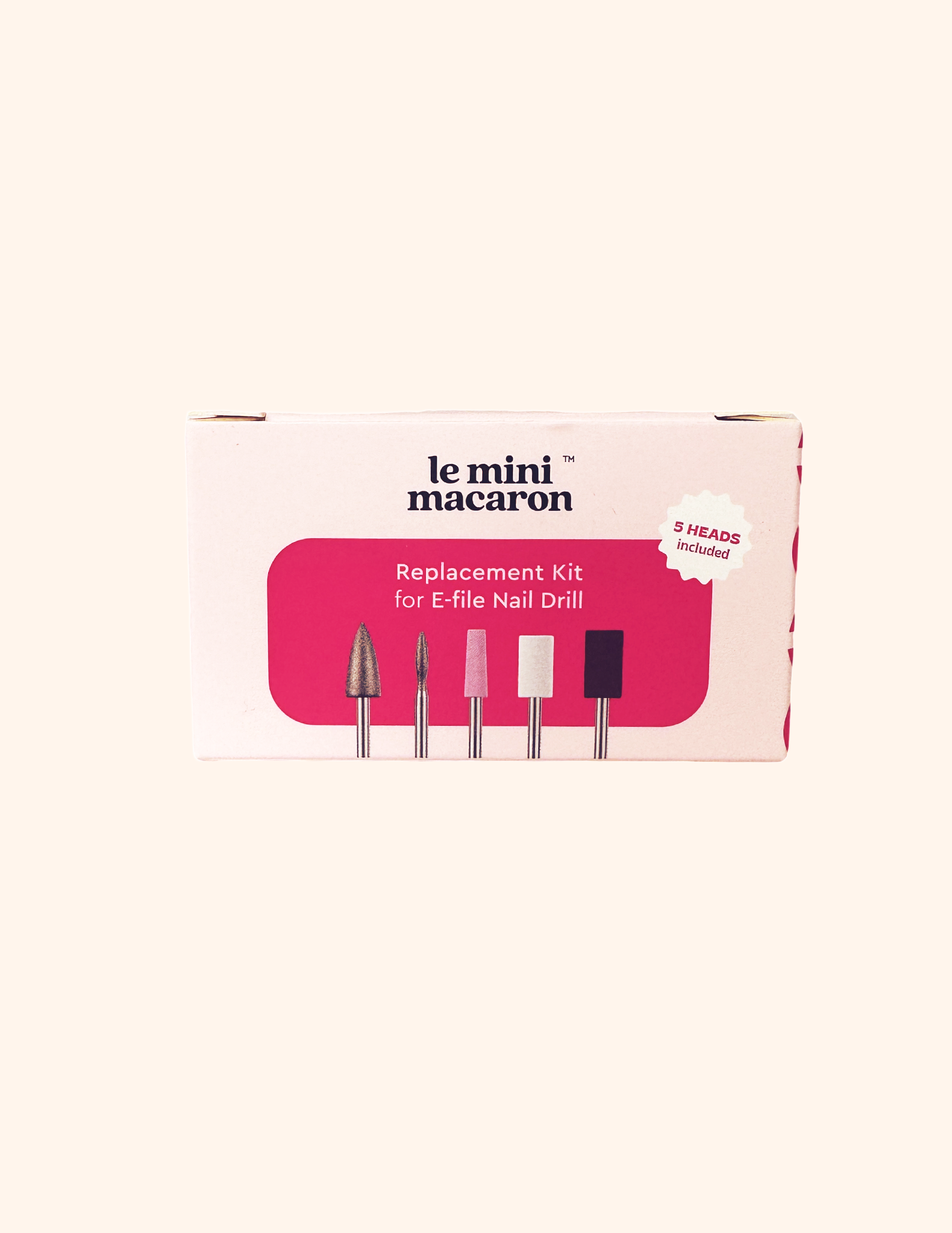 Replacement Kit for E-File Nail Drill (Erstatningssæt til elektrisk neglefil)