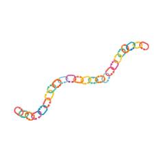 Playgro Tjugofyra ringar, Loopy Links