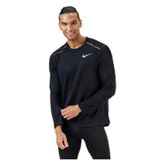 Dry Miler Top LS Black, Male, Kläder, Skjortor, Löpning, Svart, S (S)
