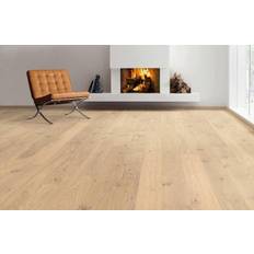 Haro Serie 3000 - Plankegulv i eg, universal, hvid olie