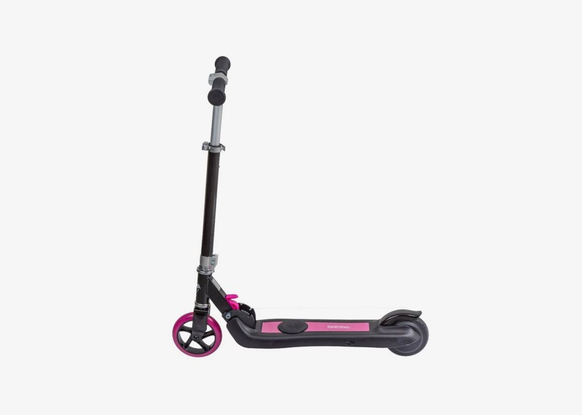 Børne Electric Kick X-Pro Zebra Electric 100W sort/pink