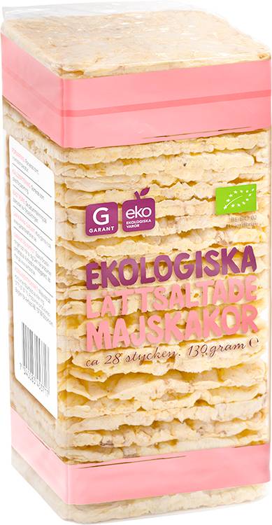 GARANT Ekologiska Majskakor, 6x130g.