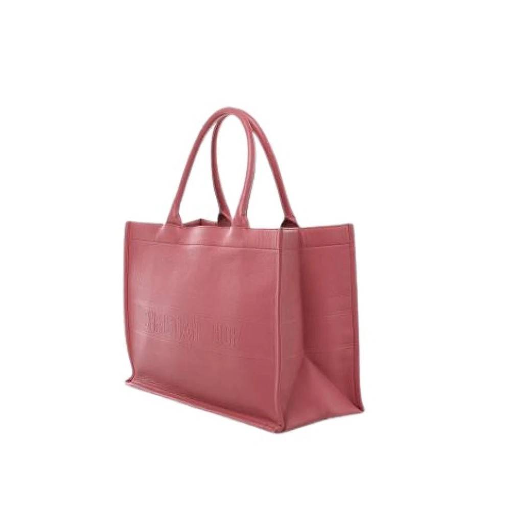 Dior Vintage Pre-owned Book Tote Medium - Vintage - Dame - Lyserød - ONE SIZE - Læder