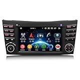 Erisin 8-kärnig 4 GB+64 GB Android 16 2 DIN bilradio Bluetooth för Mercedes Benz E klass W211 CLS klass W219 7 tums pekskärm CarPlay Android Auto GPS Navi DAB Radio DSP A2DP WiFi USB OBD SWC Canbus