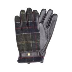 Barbour, Accessories , Herre, Grå, M, Læder, Læderhandsker - Ruter
