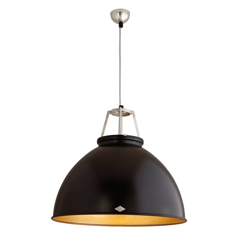 Lampa Titan Size 5 Taklampa Black/Bronze Interior från Original BTC