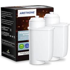 ARETHONE Wasserfilter für Siemens EQ Series, EQ5, EQ6, EQ9, EQ500, S700, Wasserfilter Kaffeevollautomat für Siemens 3200, Bosch TCZ7003, TCZ7033, 467873 (2 Stück)