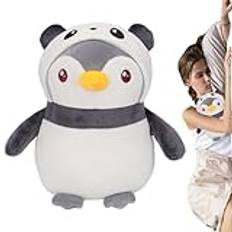 Euyehn Penguin Plysch Gosedjur leksak, Penguin Gosedjur Plysch - Fylld Penguin Doll Toy Plysch,Mjuk plysch docka pingvin, bärbar pingvin djur plysch leksak för bordsskiva, sovrum, soffa, vardagsrum