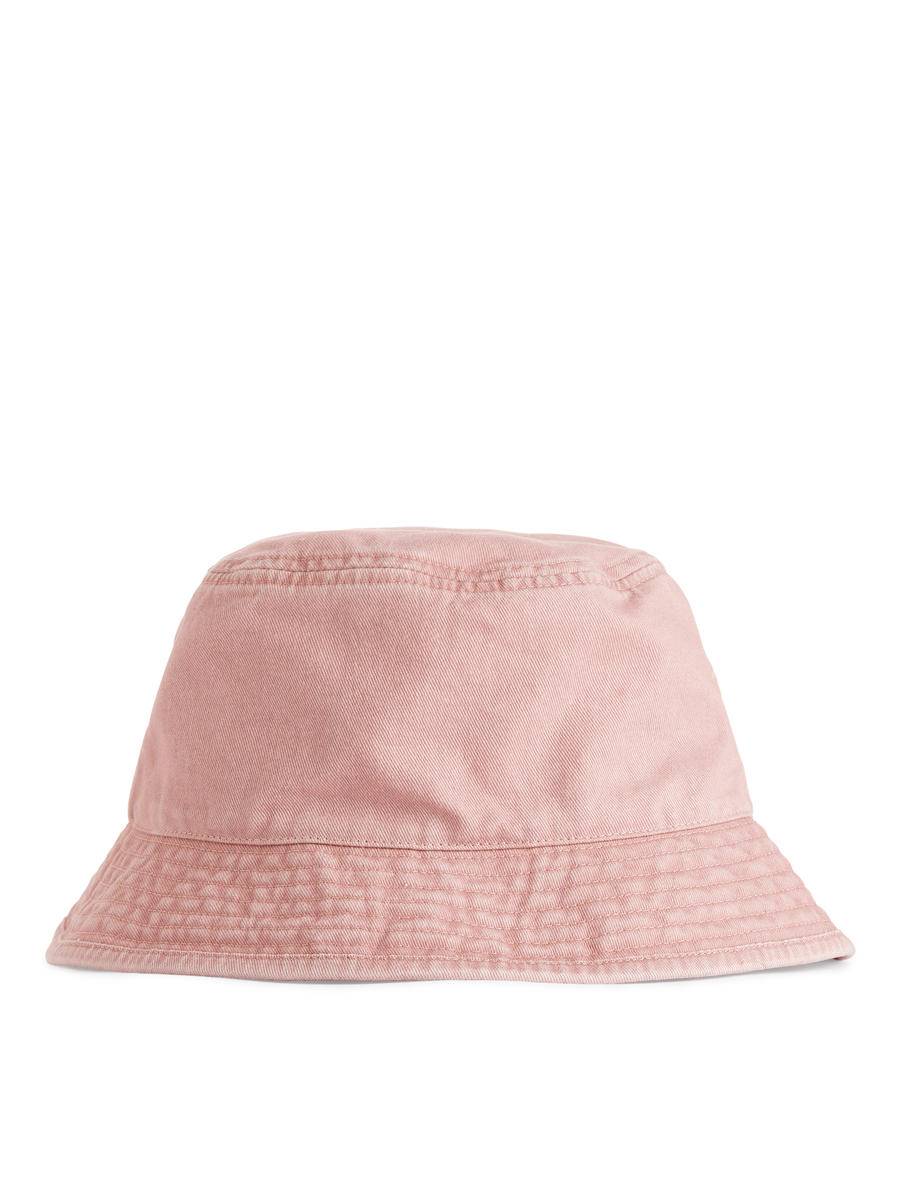 ARKET Washed Bucket Hat -Pink, 86/110