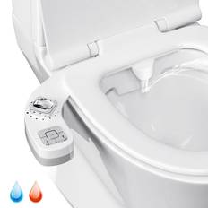 TTLIFE Bidet Toilet Bidet Sprayer Bidet Kit, med Udtrækkelige, Selvrensende Dobbeltdyser og Justeringsknap