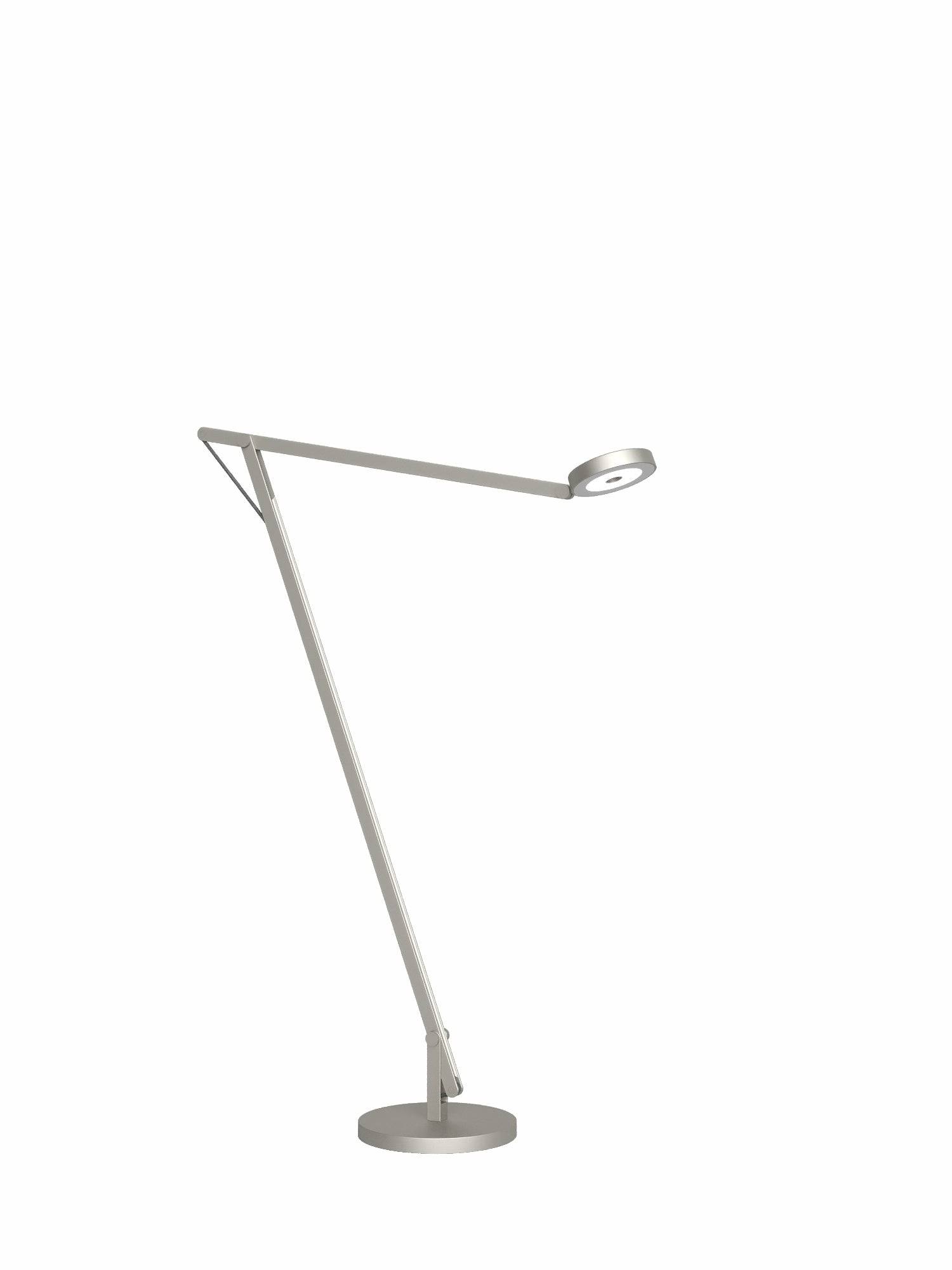 String gulvlampe fra Rotaliana - Aluminium/silver / Almindelig dæmper