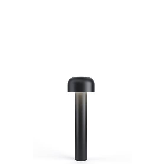 Bellhop Bollard H380 udendørs pullert, sort