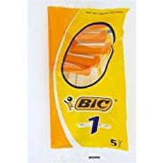 Original BIC 1 engångs rakblad paket med 5 rakhyvlar för både män/kvinnor