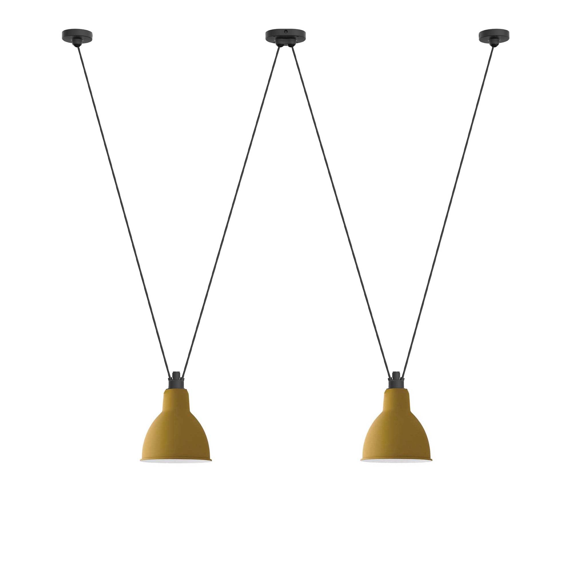 DCWéditions - Les Acrobates De Gras 324 XL Round Yellow - Pendellampor - Bernard-Albin Gras - Gul
