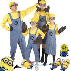 Anime Minion Full Family Cosplay Kostume Dreng Pige Kjole Jumpsuits