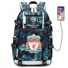 Liverpool Champions League Trykt Rygsæk Fritid Sports Taske Multifunktionel Computertaske A