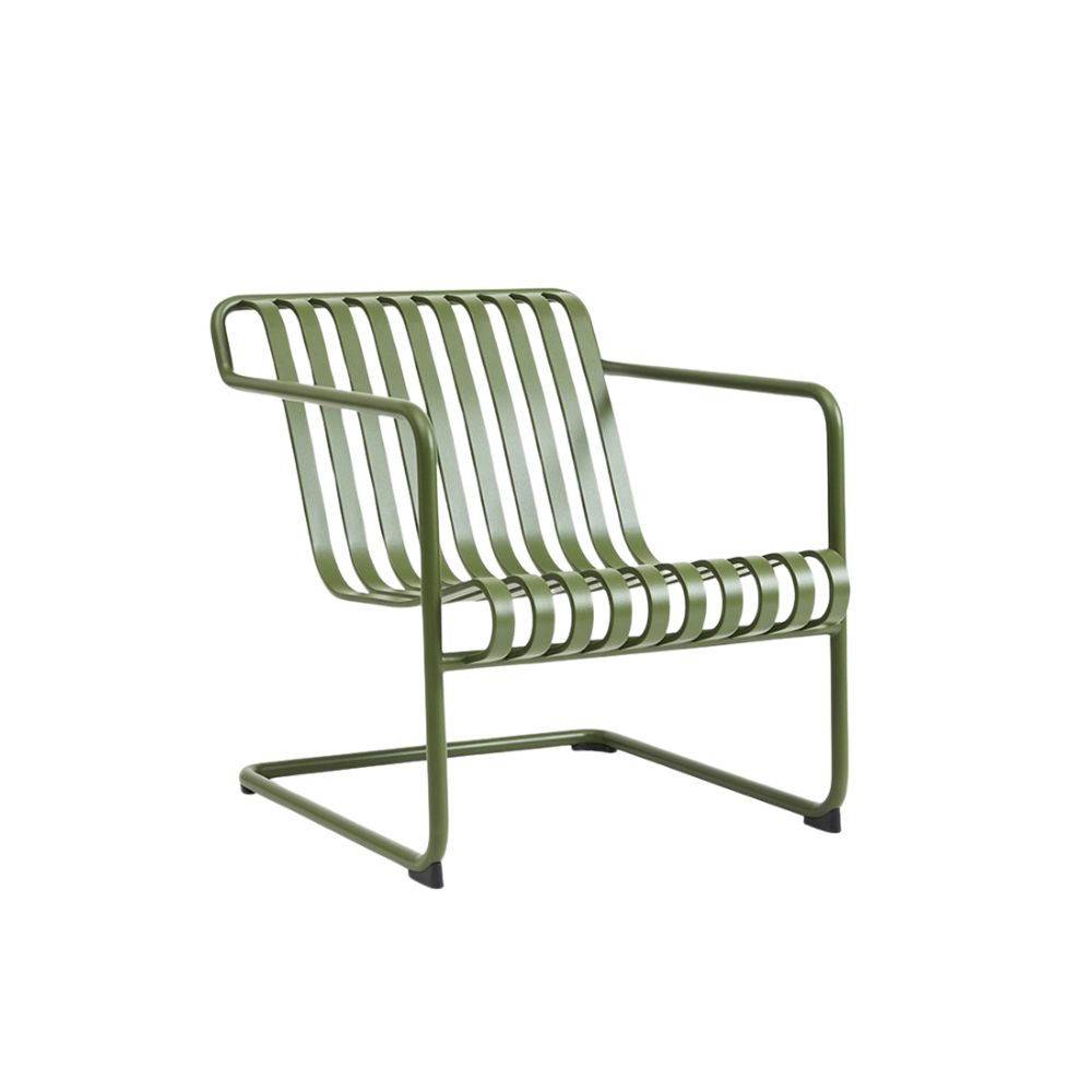 HAY Palissade Cantilever Lounge Chair Low Havestol Olive