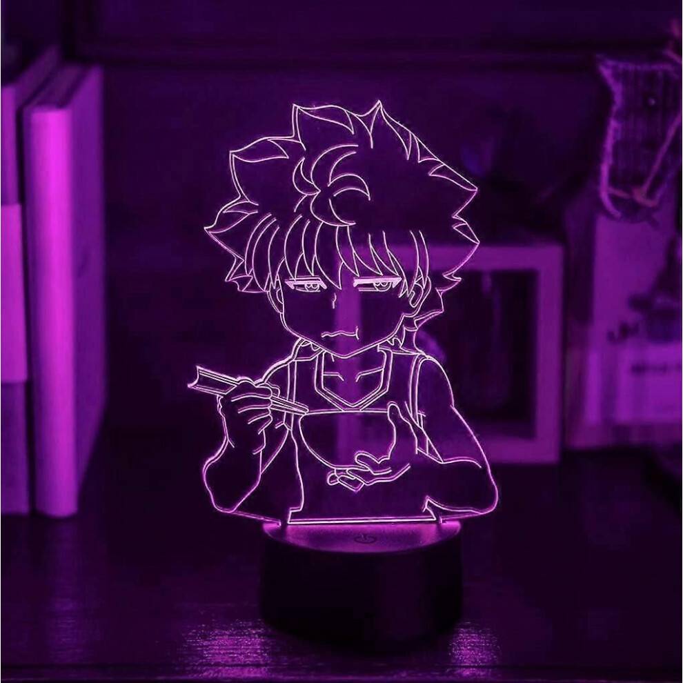 3D Illusion Lamp Anime Led Night 3D Night Lights för flickor Pojkar Sovrumslampa LED Night Light för barn