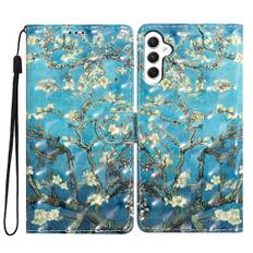 Samsung Galaxy A25 5G Etui i PU Læder med 3D Mønster Flip Wallet Telefon Cover