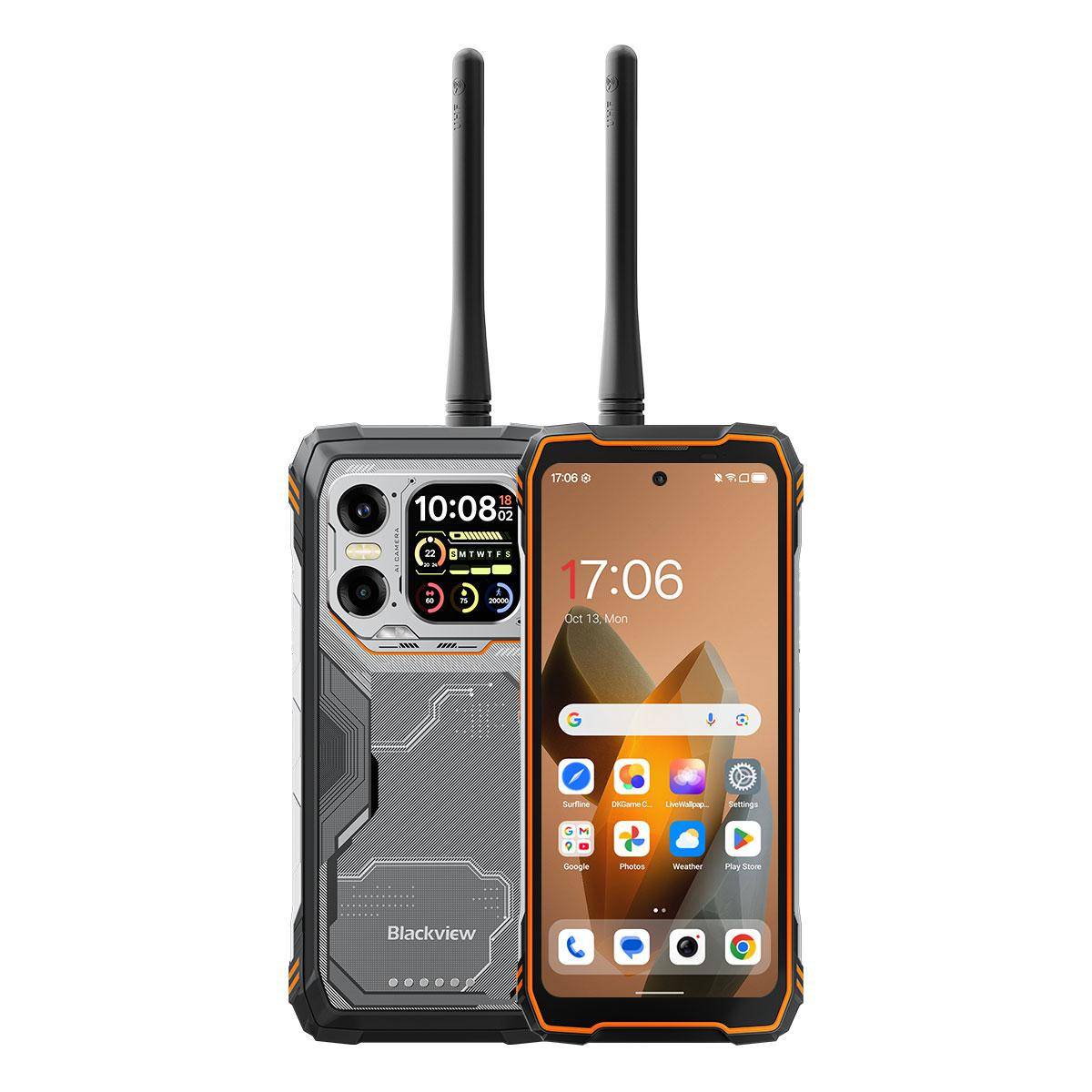 Blackview XPLORE 1 Walkie Talkie 5G Cellhone 36GB+256GB 20000mAh 6.78 Display 64MP Android 15 Smartphone